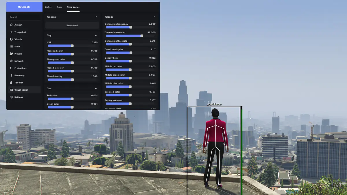 0xCheats GTA V (Enhanced) — GTA 5 screenshot 5