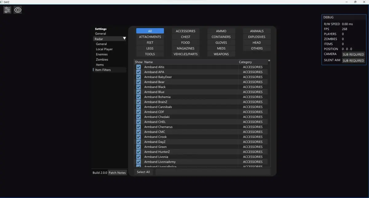 Clutch Dayz Radar DMA — DMA CHEATS screenshot 7