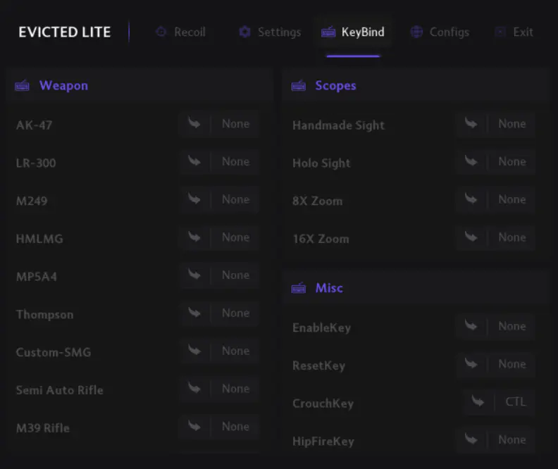 Evicted Script Lite — Rust screenshot 1